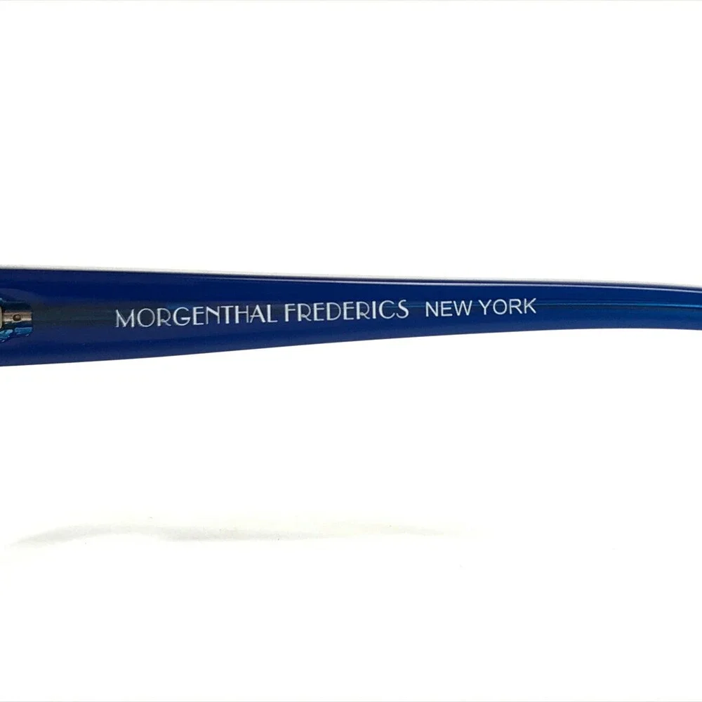 Morgenthal Frederics Eyeglasses Frames 353 PINE Clear Blue Fade 51-18-135